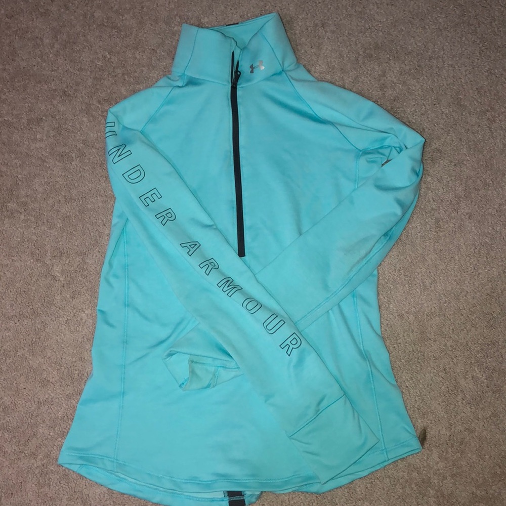 Baby blue under armour half zip!